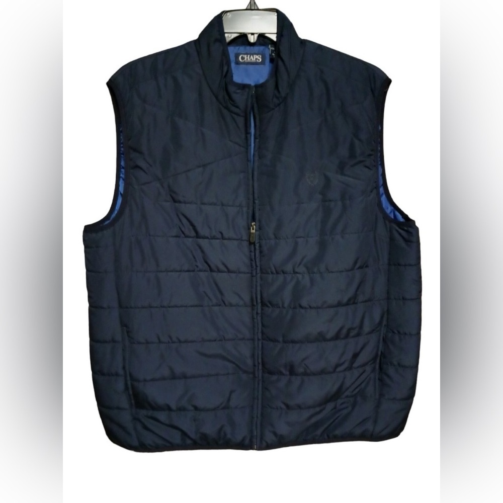 Chaps black Quilted Vest